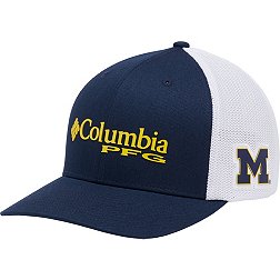 Columbia Men's Michigan Wolverines Blue Fitted Hat