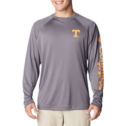 Columbia Men's Tennessee Volunteers Grey Terminal Tackle Long Sleeve T-Shirt