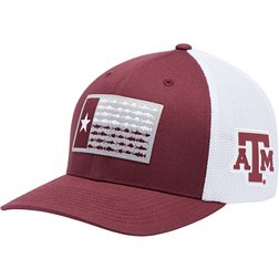 Columbia Men's Texas A&M Aggies Maroon Lone Star Flag Fitted Hat