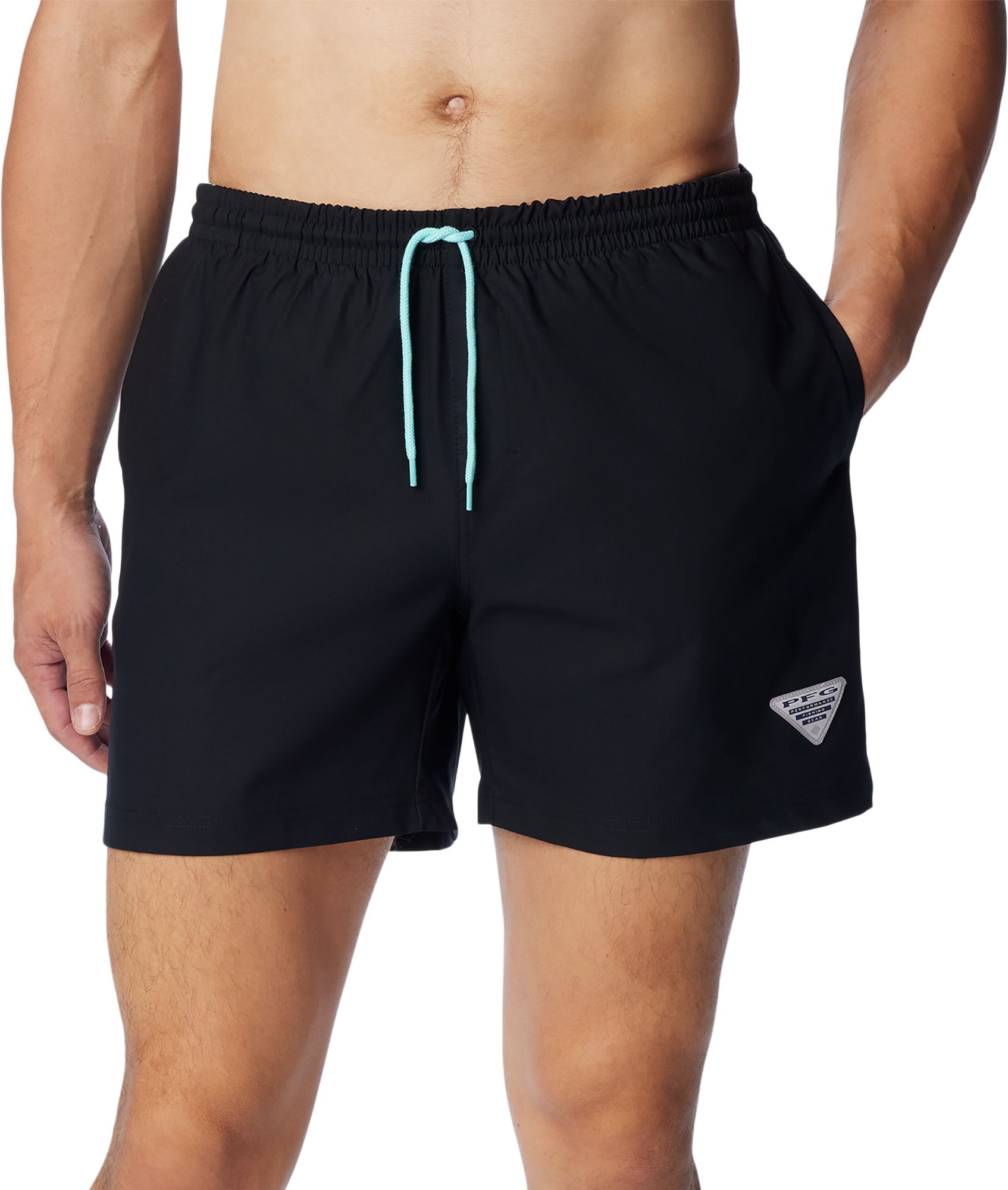 Columbia Men's 6" Inseam PFG Rambler Swim Short - Black