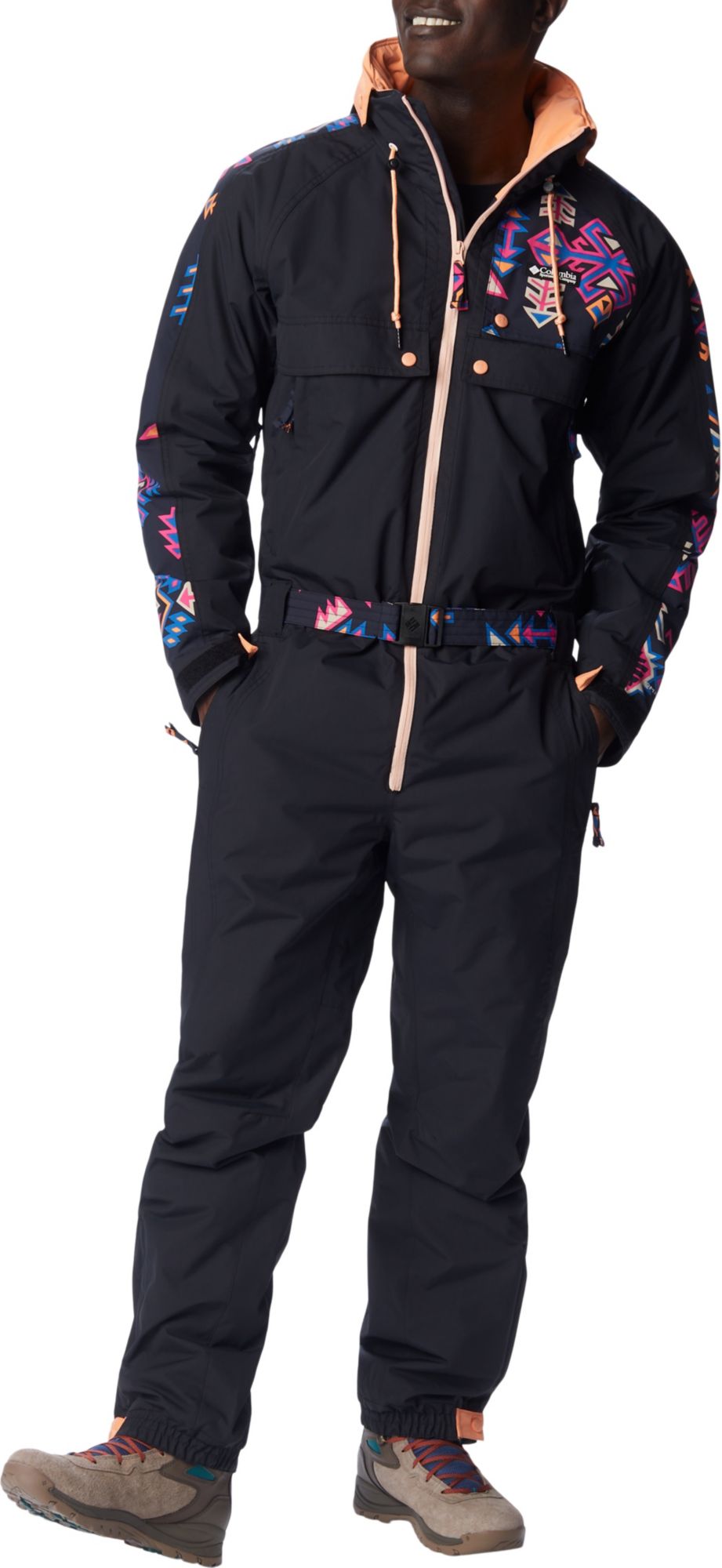 Photos - Ski Wear Columbia Winter Trainer Snow Suit, Men's, Large, Black 23CMBMWNTRTRNRSNWAP 