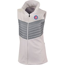 Lids Chicago Cubs Columbia Pin High Omni-Wick Long Sleeve Polo - White
