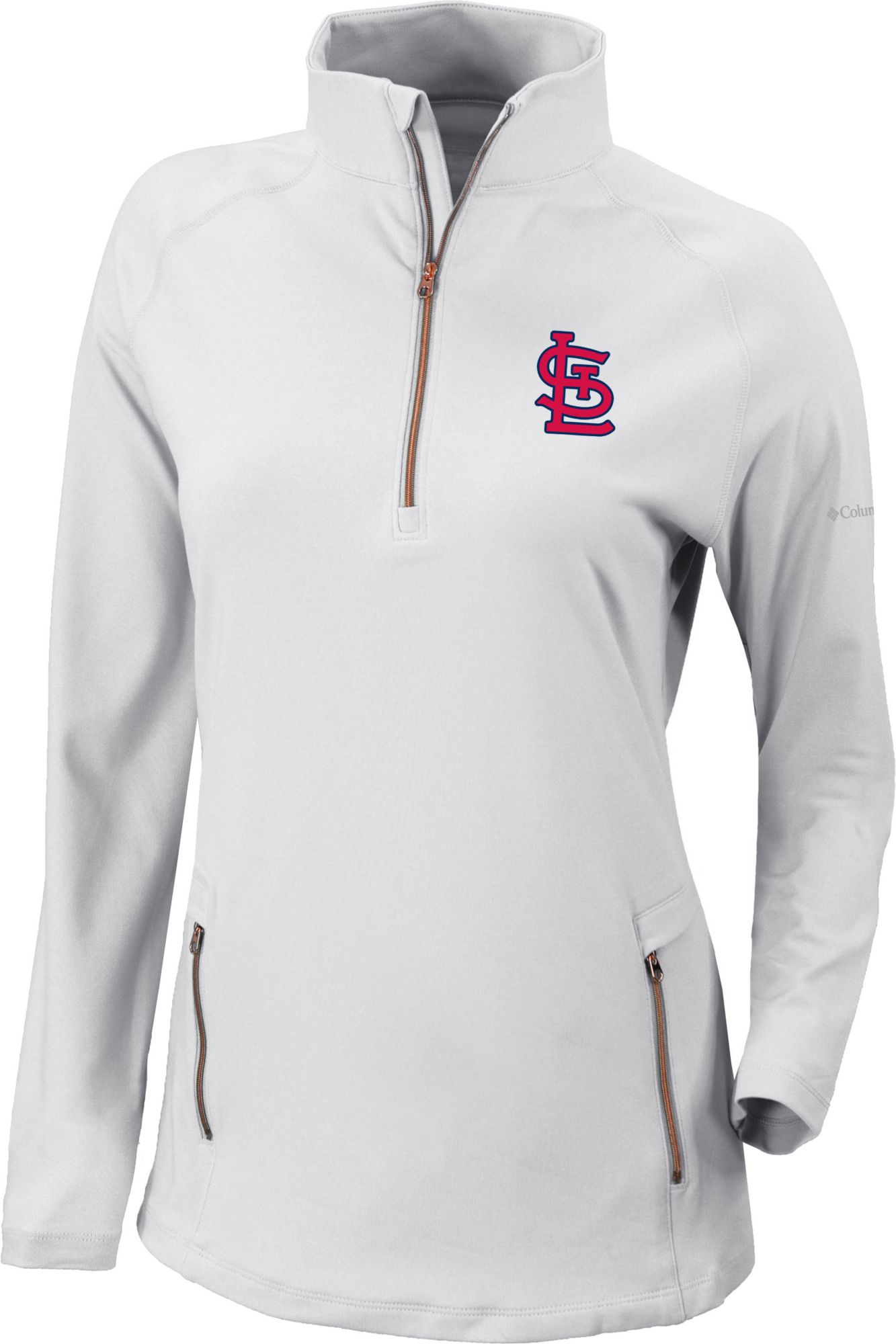 Columbia Women's St. Louis Cardinals Omni-Wick Outward Nine 1/4 Zip Pullover