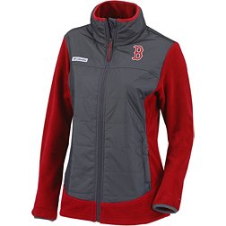Columbia Women's Boston Red Sox Basin Butte Fleece Full Zip Jacket