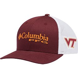 Columbia Youth Virginia Tech Hokies Maroon PFG Mesh Fitted Hat