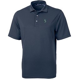 Cutter & Buck Men's Seattle Mariners Blue Virtue Eco Pique Polo