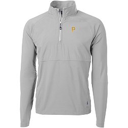 Cutter & Buck Men's Pittsburgh Pirates Polished Eco Knit Stretch 1/4 Zip Pullover