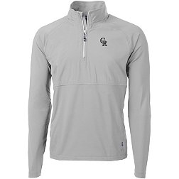 Cutter & Buck Men's Colorado Rockies Polished Eco Knit Stretch 1/4 Zip Pullover