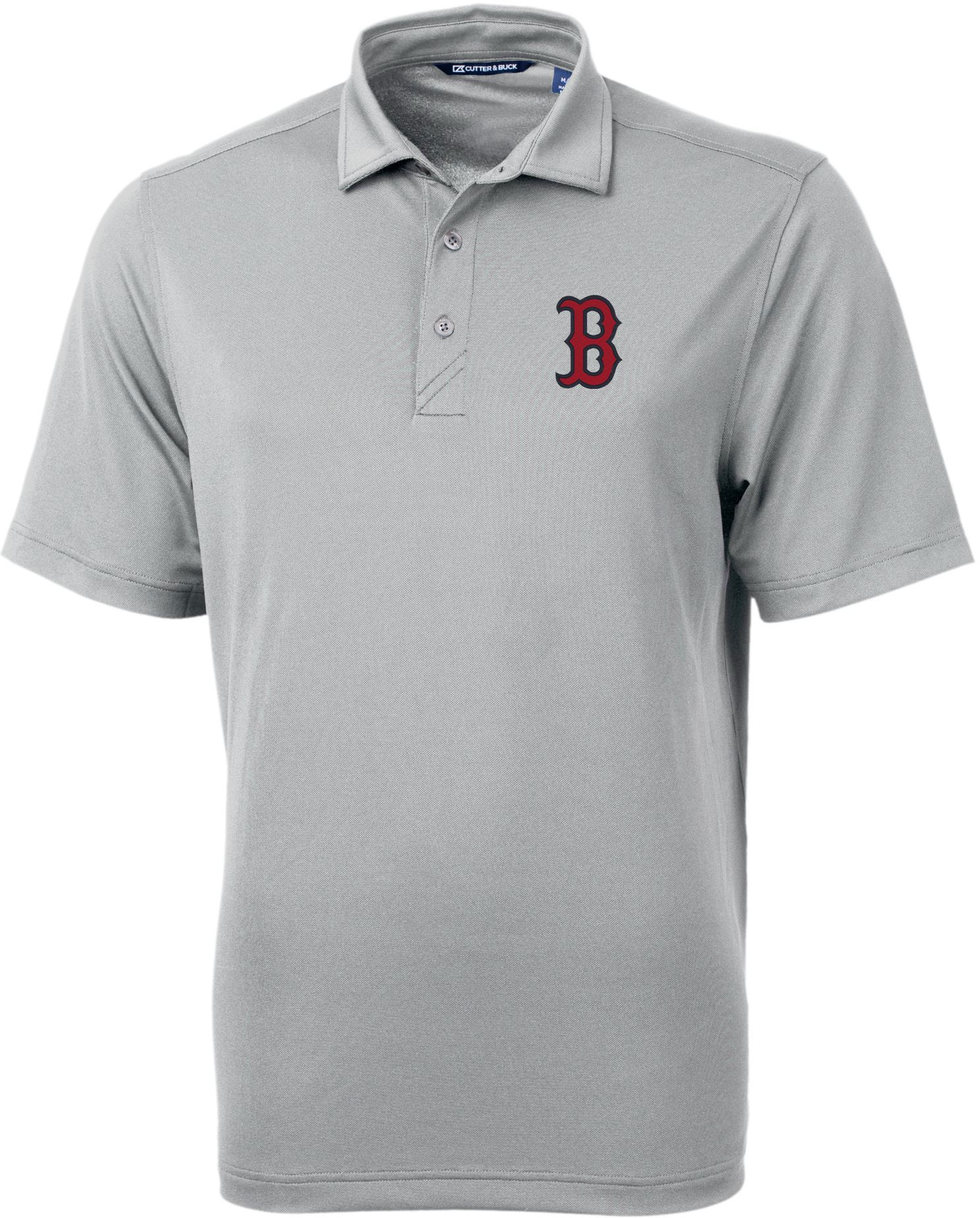 Cutter &amp; Buck Men's Boston Red Sox Polished Virtue Eco Pique Polo