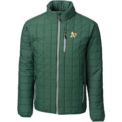 Cutter & Buck Men's Oakland Athletics Eco Insulated Full Zip Puffer Jacket