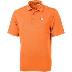 Men's Houston Astros Cutter & Buck Charcoal 2022 World Series Champions  Pike Double Dot Print Stretch Polo