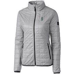 Cutter & Buck Women's Seattle Mariners Polished PrimaLoft® Eco Insulated Full Zip Puffer Jacket