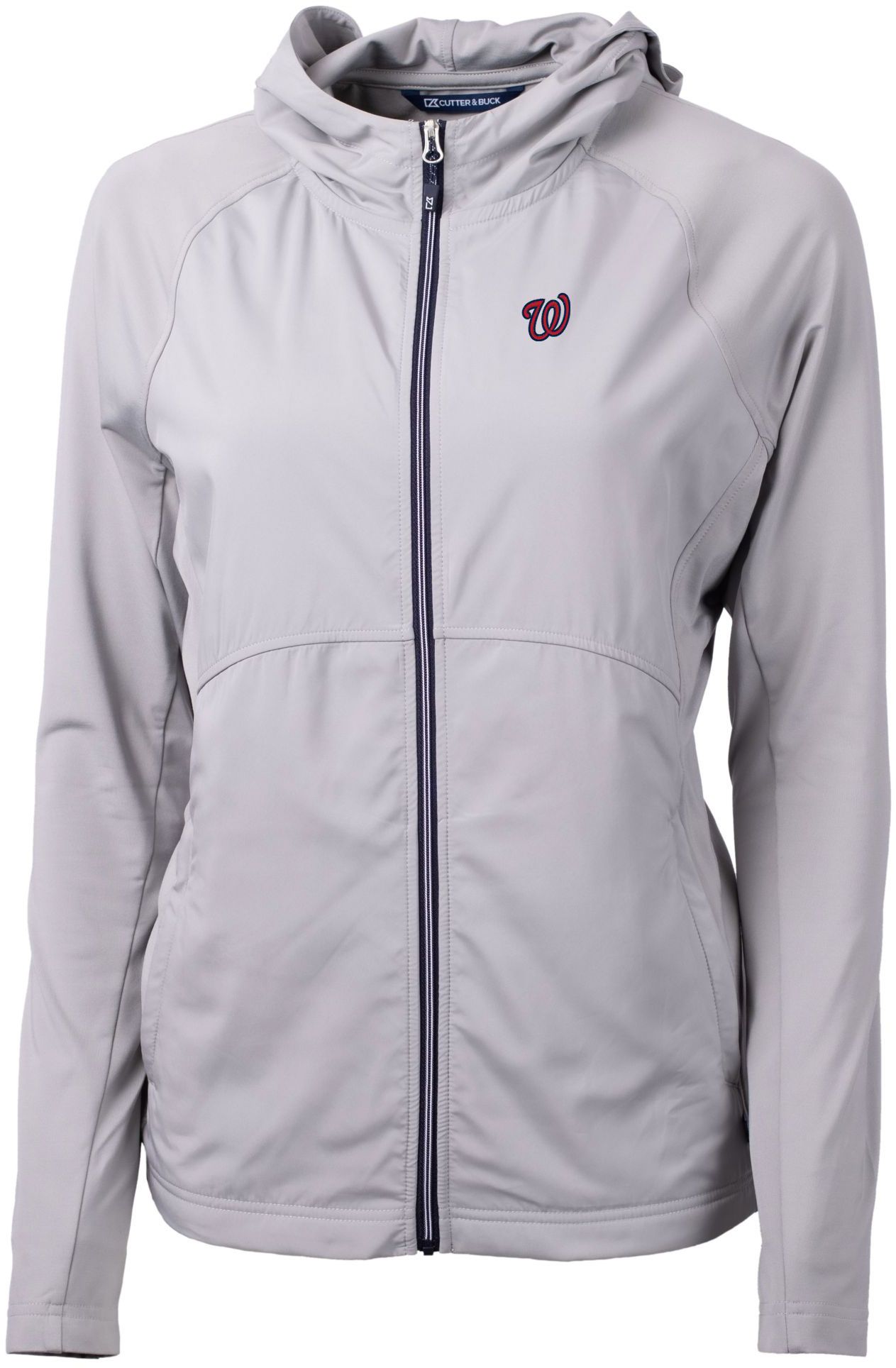 Cutter &amp; Buck Women's Washington Nationals Polished PrimaLoft® Eco Insulated Full Zip Puffer Jacket
