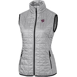 Cutter & Buck Women's Washington Nationals Polished PrimaLoft® Eco Insulated Full Zip Puffer Vest