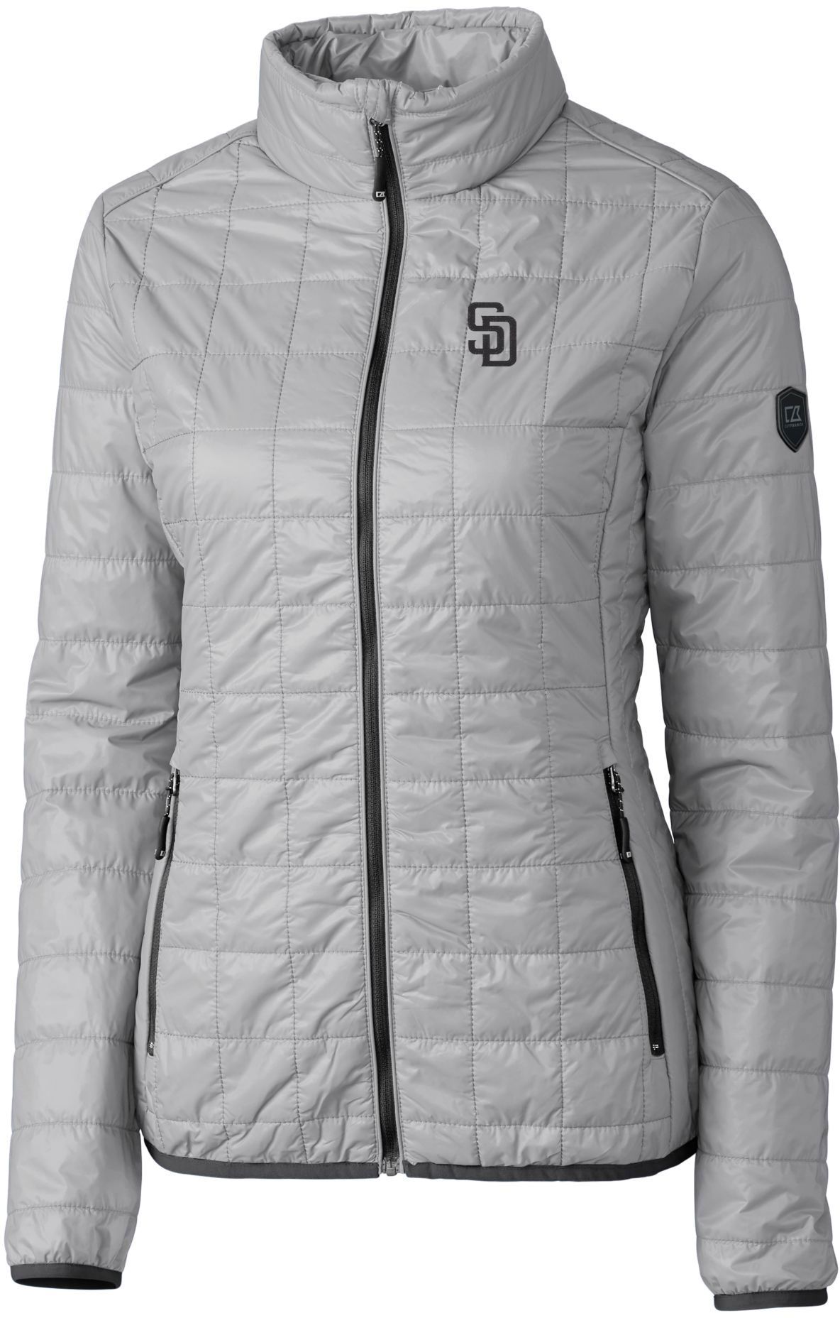 Cutter &amp; Buck Women's San Diego Padres Polished PrimaLoft® Eco Insulated Full Zip Puffer Jacket