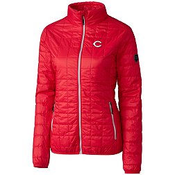 Cutter & Buck Women's Cincinnati Reds Eco Insulated Full Zip Puffer Jacket