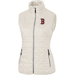 Cutter & Buck Women's  Boston Red Sox Brown Eco Insulated Full Zip Vest