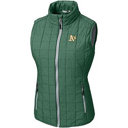 Cutter & Buck Women's  Oakland Athletics Green Eco Insulated Full Zip Vest