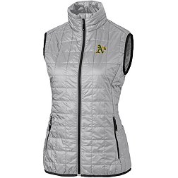 Cutter & Buck Women's  Oakland Athletics Polished Eco Insulated Full Zip Vest