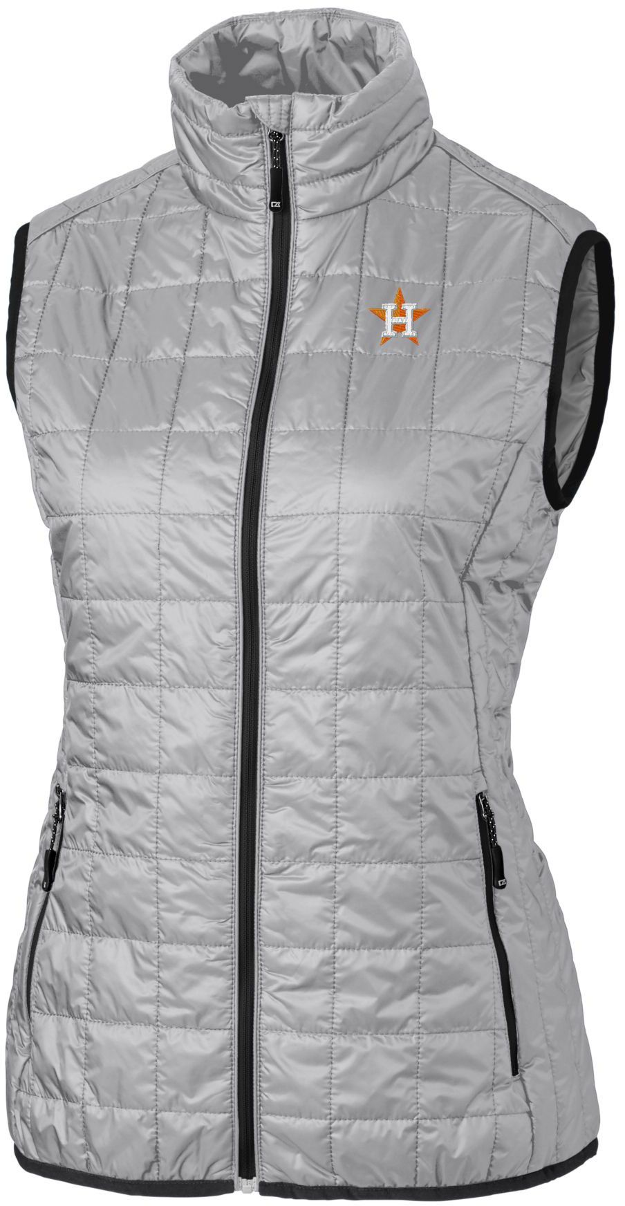 Cutter & Buck Women's  Houston Astros Polished Eco Insulated Full Zip Vest