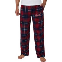 College Concepts Men's Atlanta Braves Navy Flannel Pajama Pants