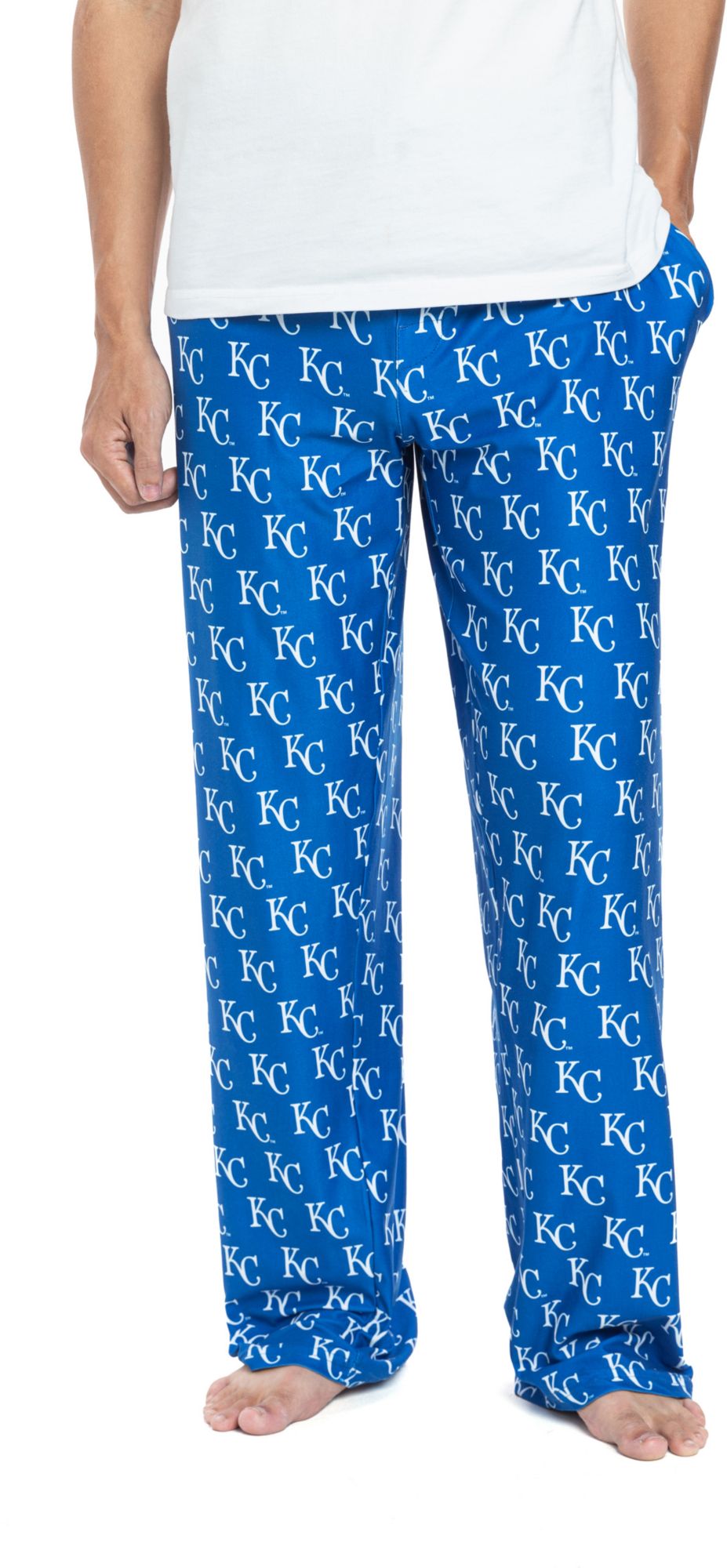 College Concepts Men's Kansas City Royals Royal All Over Print Pants