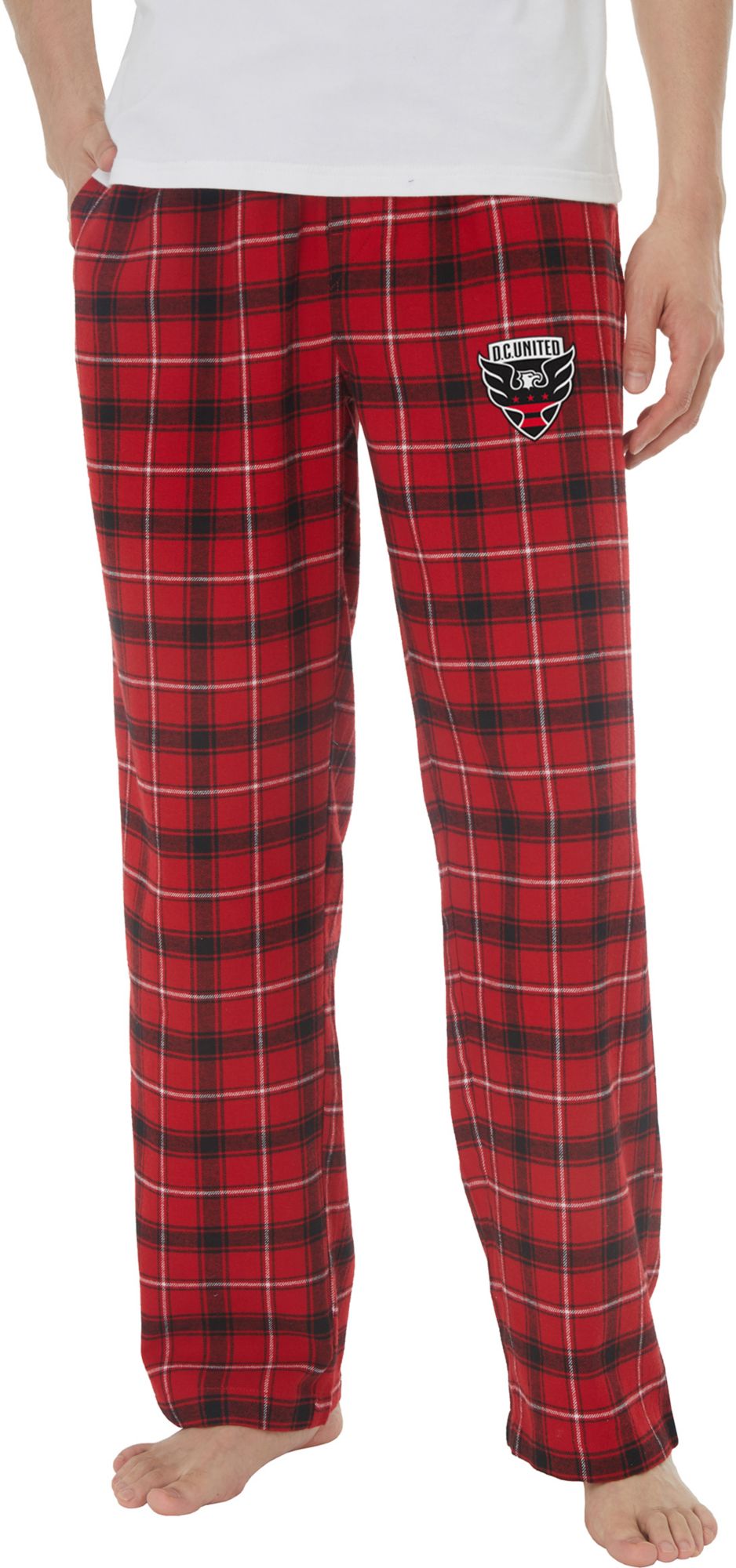 Concepts Sport Men's D.C. United Flannel Red Pajama Pants