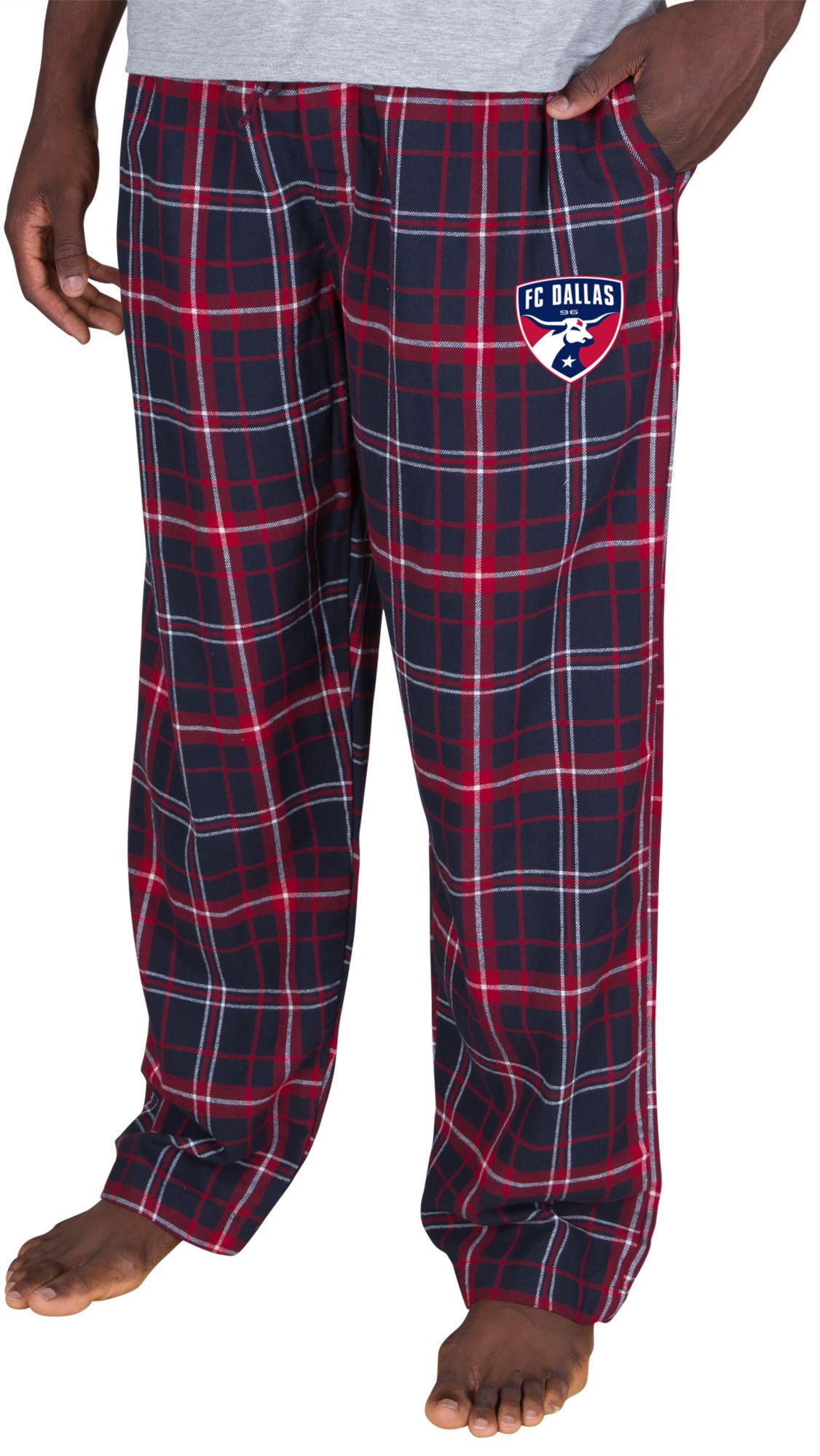 Concepts Sport Men's FC Dallas Flannel Navy Pajama Pants