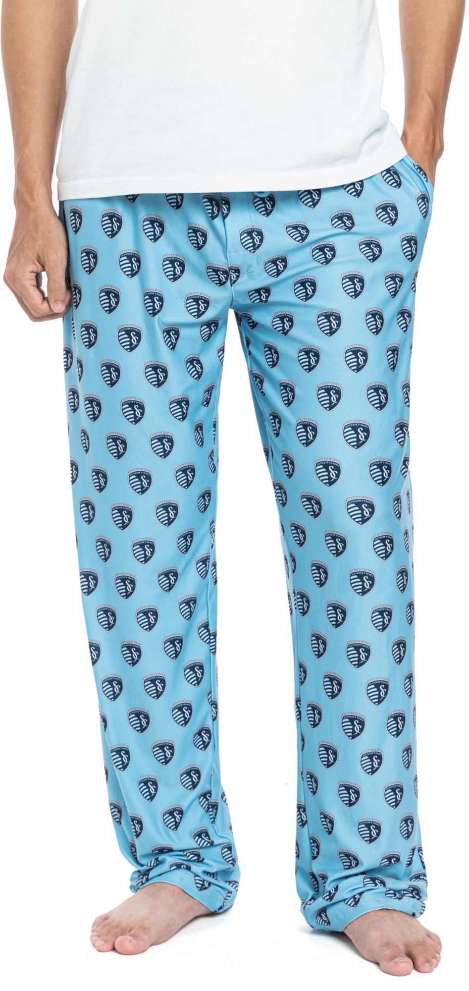 Concepts Sport Men's Sporting Kansas City Gauge Light Blue Knit Pajama Pants