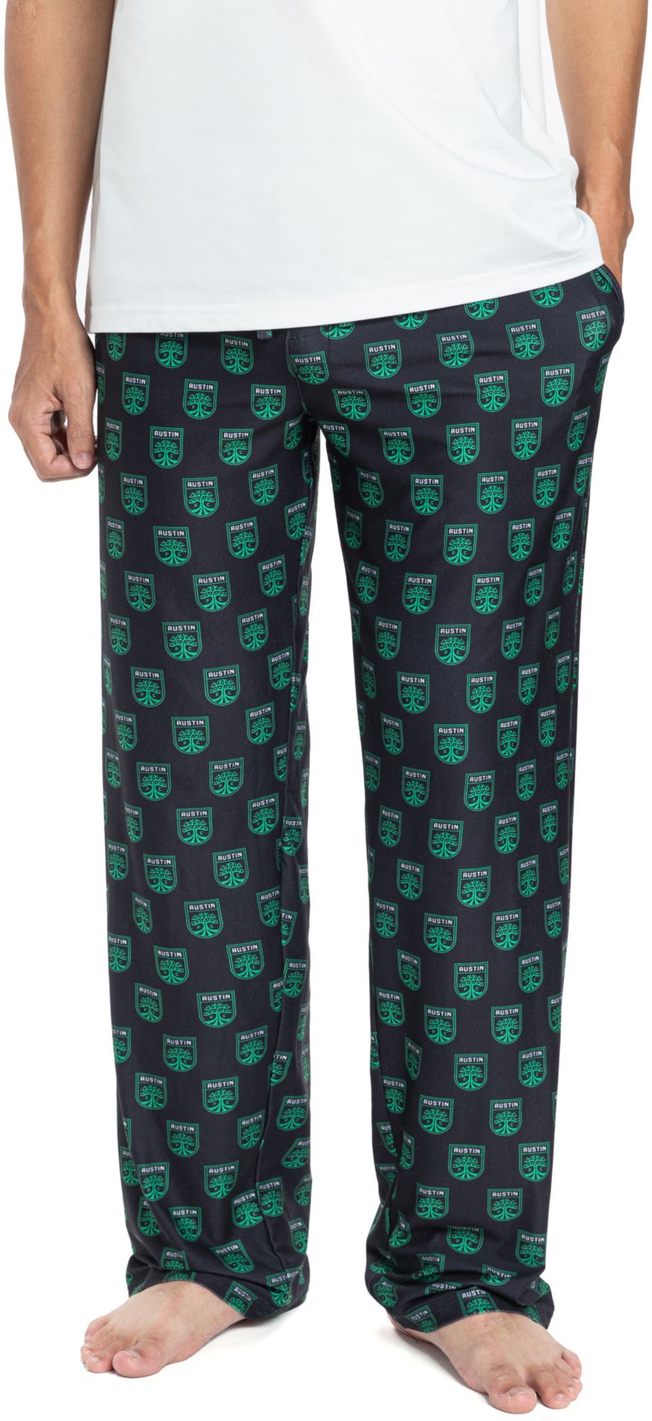 Concepts Sport Men's Austin FC Gauge Black Knit Pajama Pants