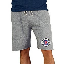 College Concepts Men's Los Angeles Clippers Grey Mainstream Shorts