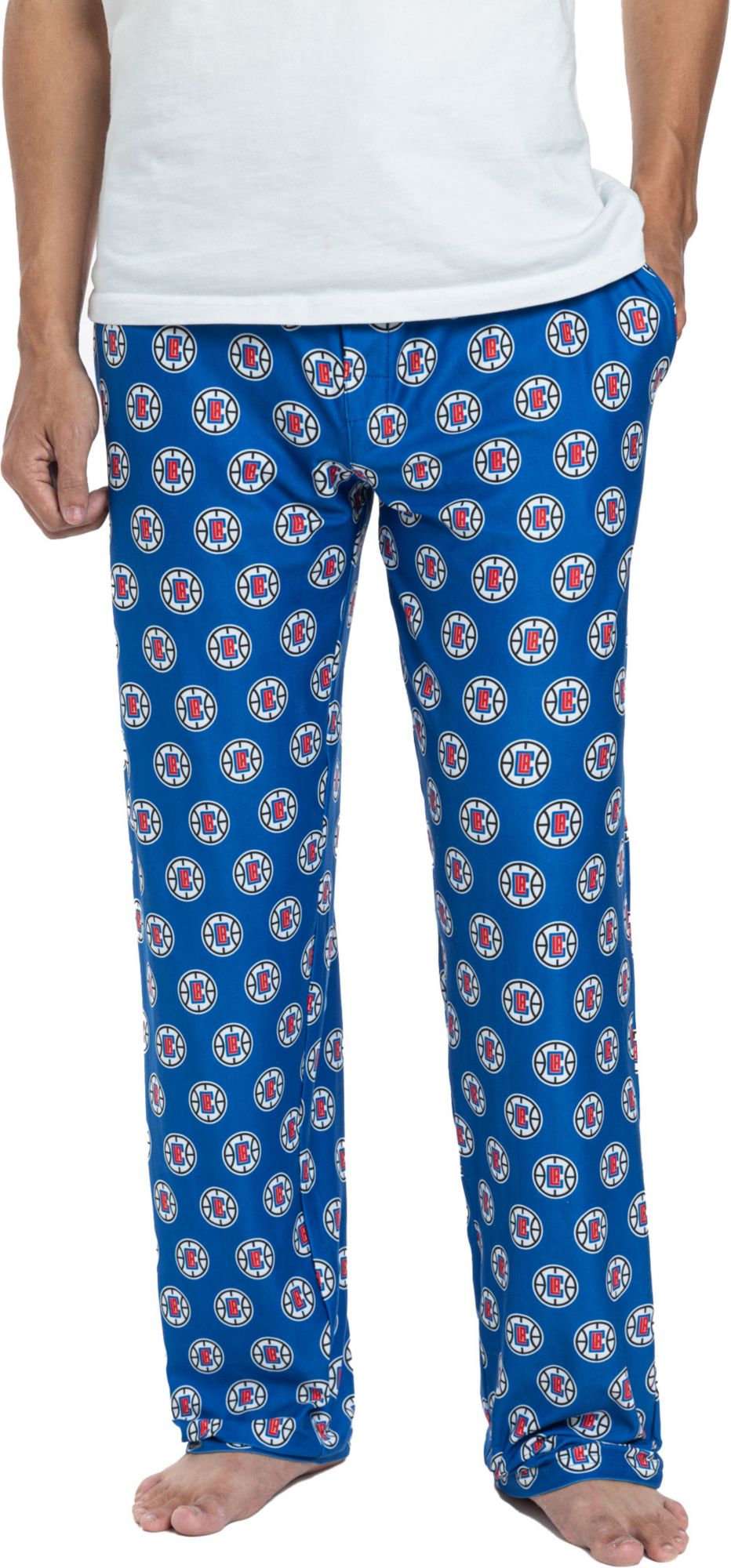Concepts Sports Los Angeles Clippers Royal All Over Print Knit Pants