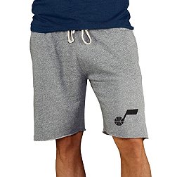 College Concepts Men's Utah Jazz Grey Mainstream Shorts