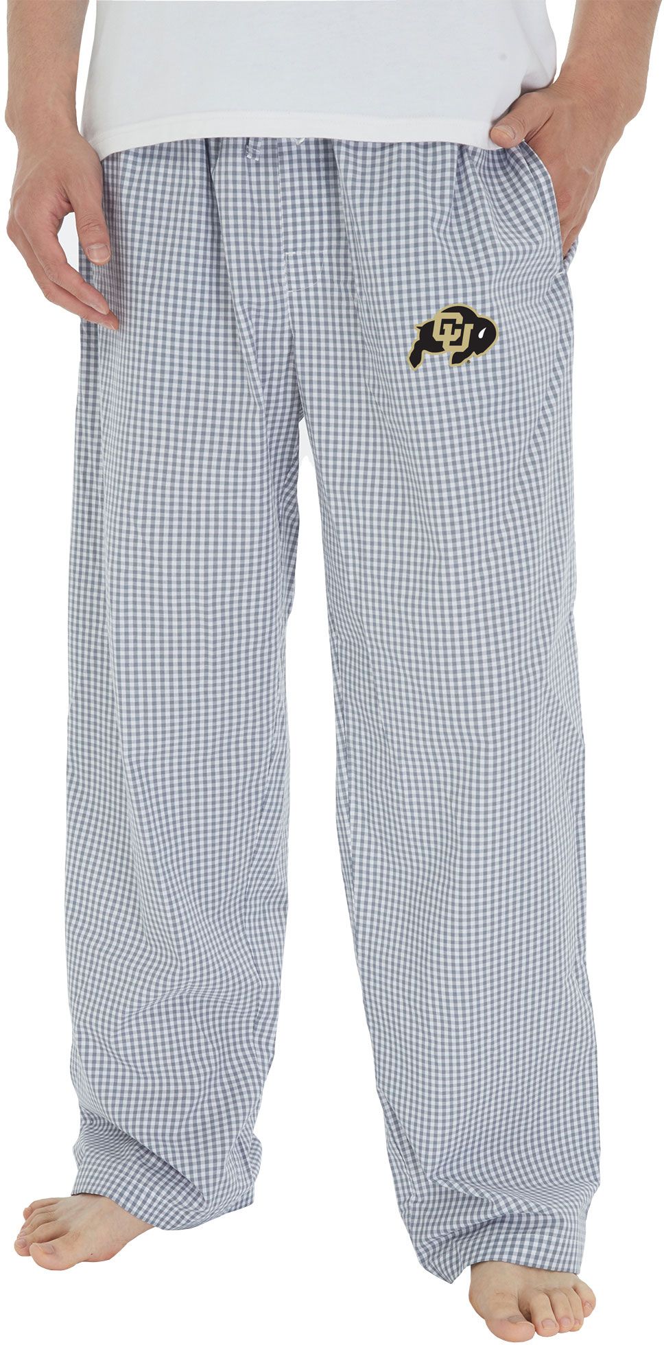 Concepts Sport Men's Colorado Buffaloes Grey Tradition Woven Sleep Pants