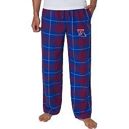 College Concepts Men's Louisiana Tech Bulldogs Blue Concord Flannel Pants
