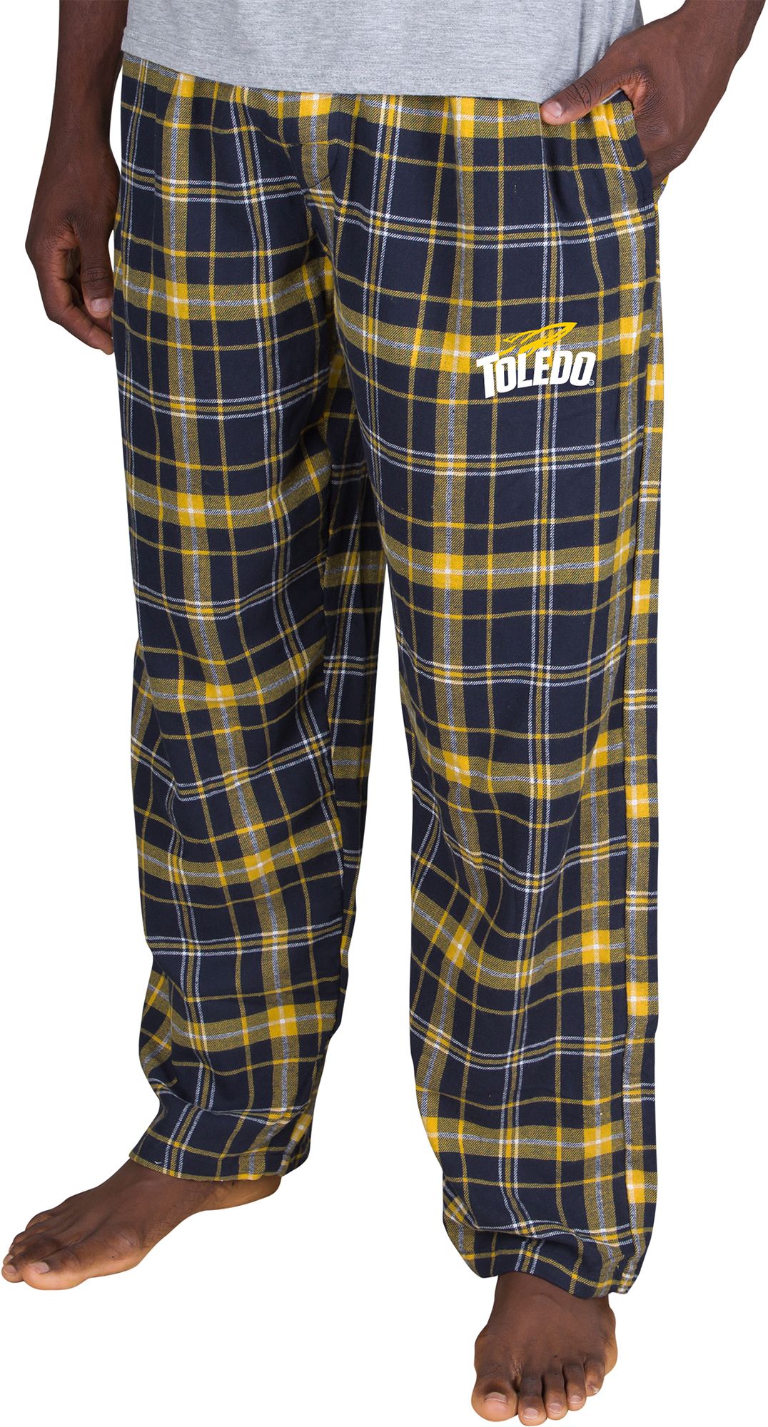 Concepts Sport Men's Toledo Rockets Gold Concord Flannel Pants