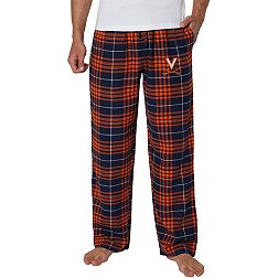 College Concepts Men's Virginia Cavaliers Orange Concord Flannel Pants