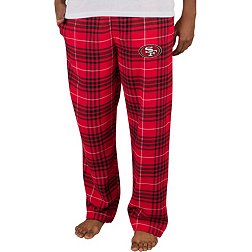 Concepts Sport Men's San Francisco 49ers Concord Red Flannel Pants