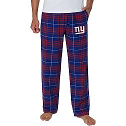 Concepts Sport Men's New York Giants Concord Navy Flannel Pants