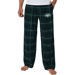 Concepts Sport Men's New York Jets Concord Green Flannel Pants