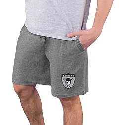 Concepts Sport Men's Las Vegas Raiders Quest Knit Grey Shorts