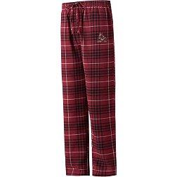 Concepts Sport Men's Arizona Coyotes Flannel Maroon Pajama Pants