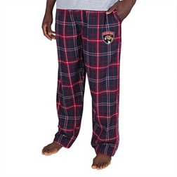 Concepts Sport Men's Florida Panthers Flannel Navy Pajama Pants