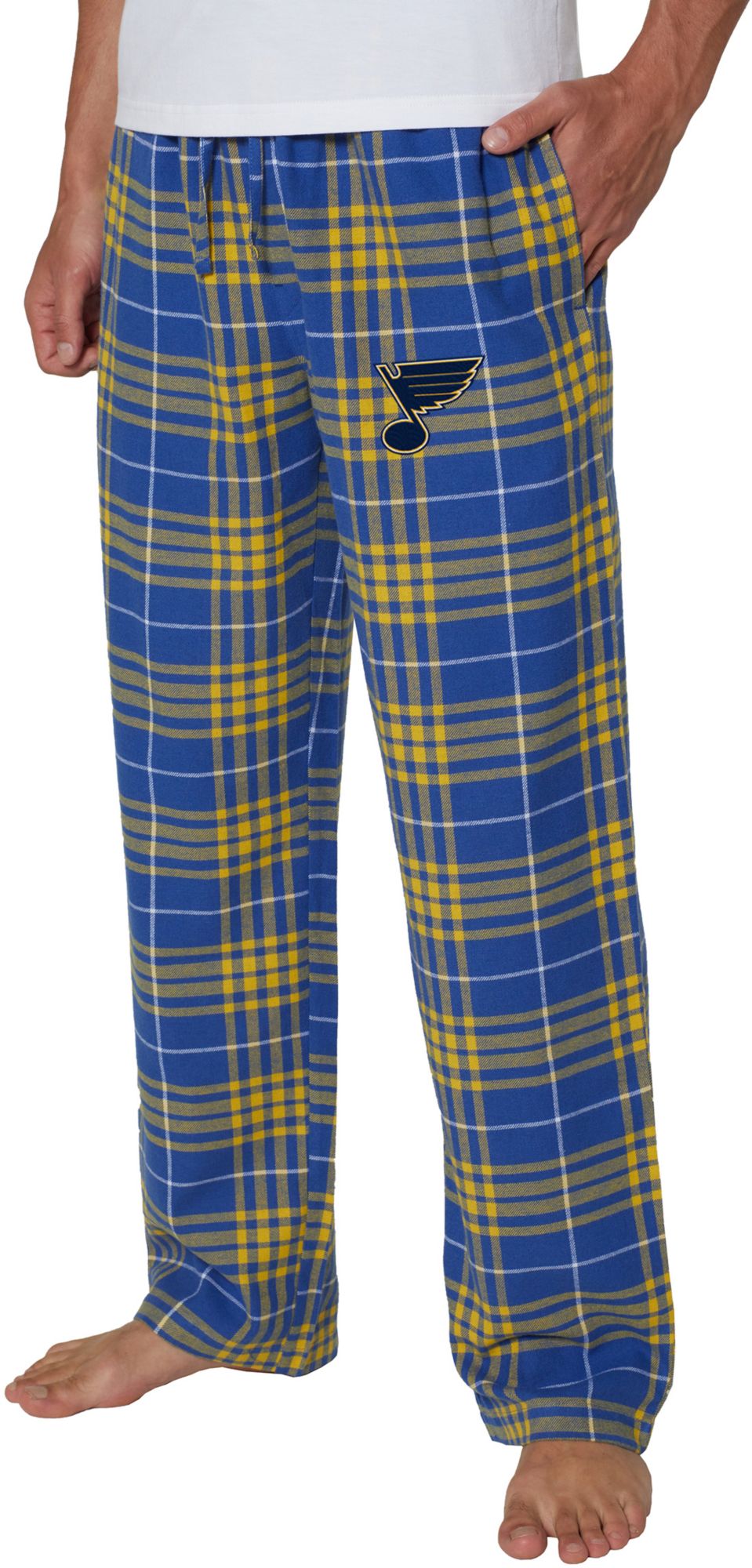 Concepts Sport Men's St. Louis Blues Flannel Blue Pajama Pants