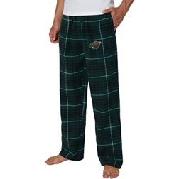 Concepts Sport Men's Minnesota Wild Flannel Green Pajama Pants