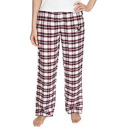 College Concepts Women's Boston College Eagles Maroon/Gold Sienna Flannel Pants