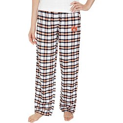 College Concepts Women's Auburn Tigers Orange/Blue Sienna Flannel Pants