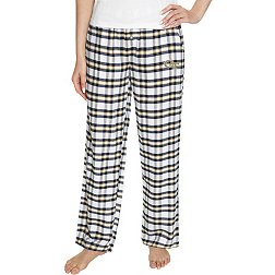 College Concepts Women's Georgia Tech Yellow Jackets Navy/Gold Sienna Flannel Pants