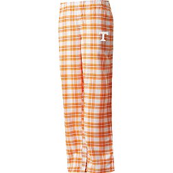 College Concepts Women's Tennessee Volunteers Tennessee Orange/White Sienna Flannel Pants