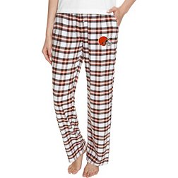 Concepts Sport Women's Cleveland Browns Brown Sienna Flannel Pants